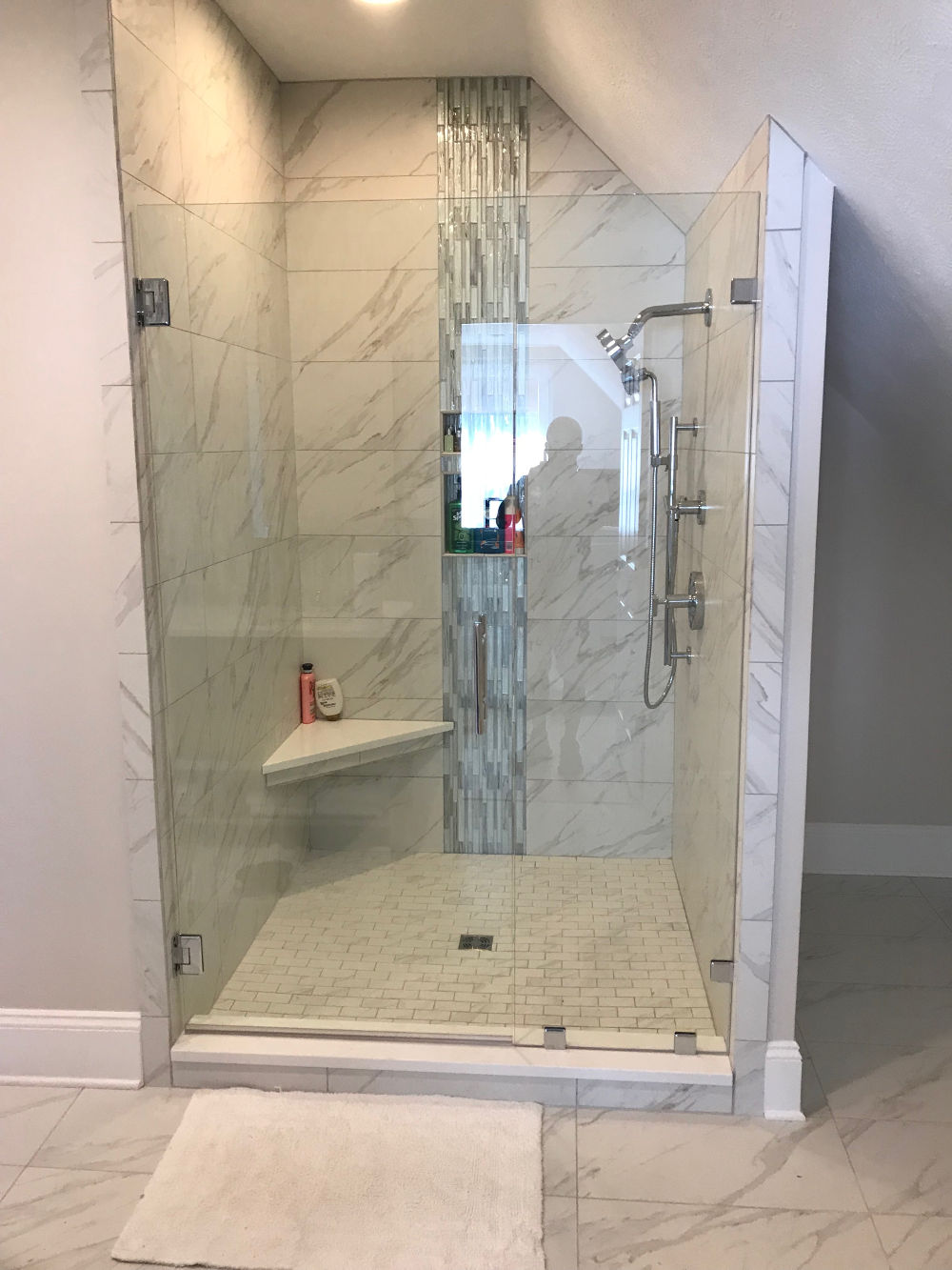 Frameless Shower Door Install Clarity Glass Solutions Inc 